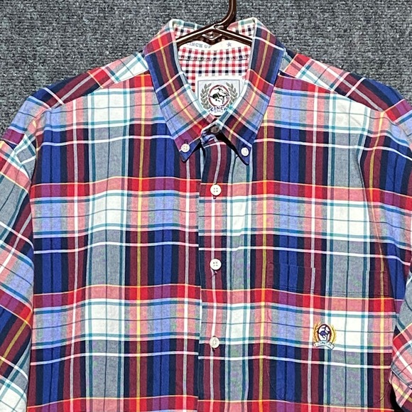 Cinch Mens Large Long Sleeve Plaid Button Down Shirt Western Cowboy Style - Picture 3 of 10